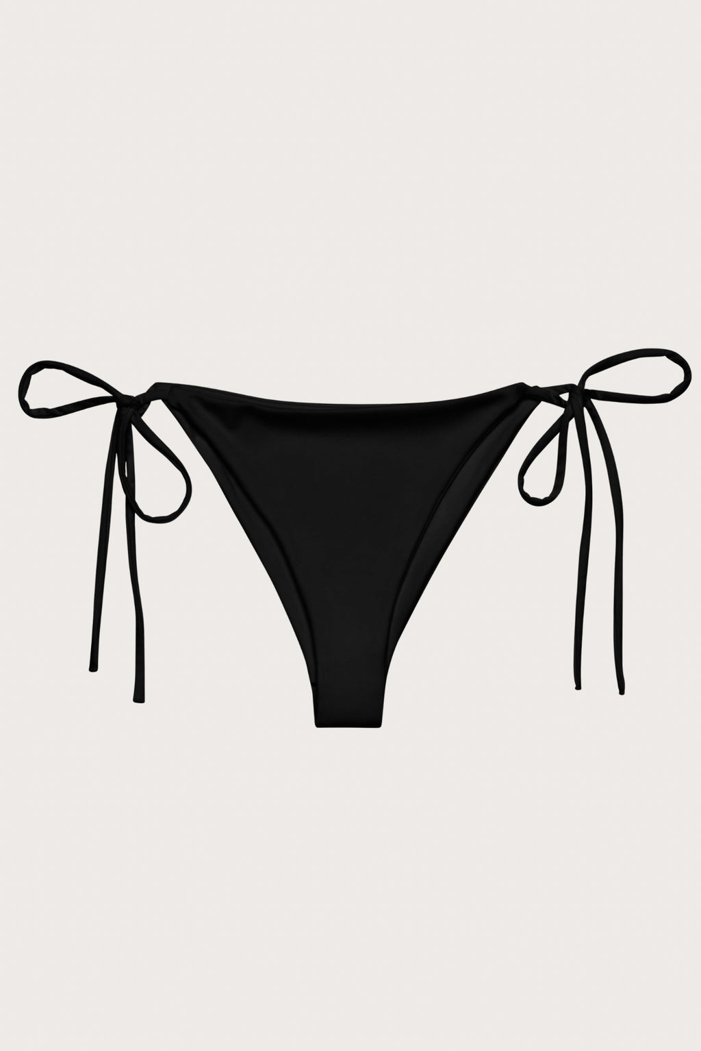 Black String Bikini Bottom