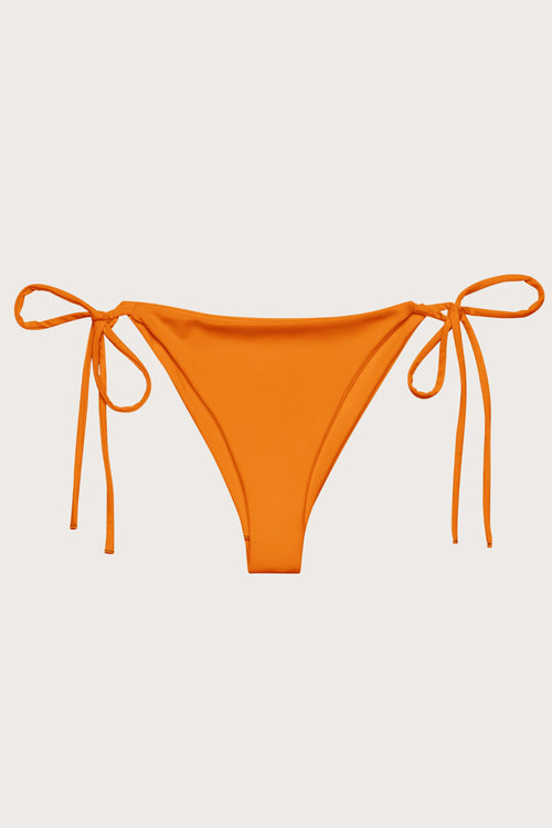Orange String Bikini Bottom