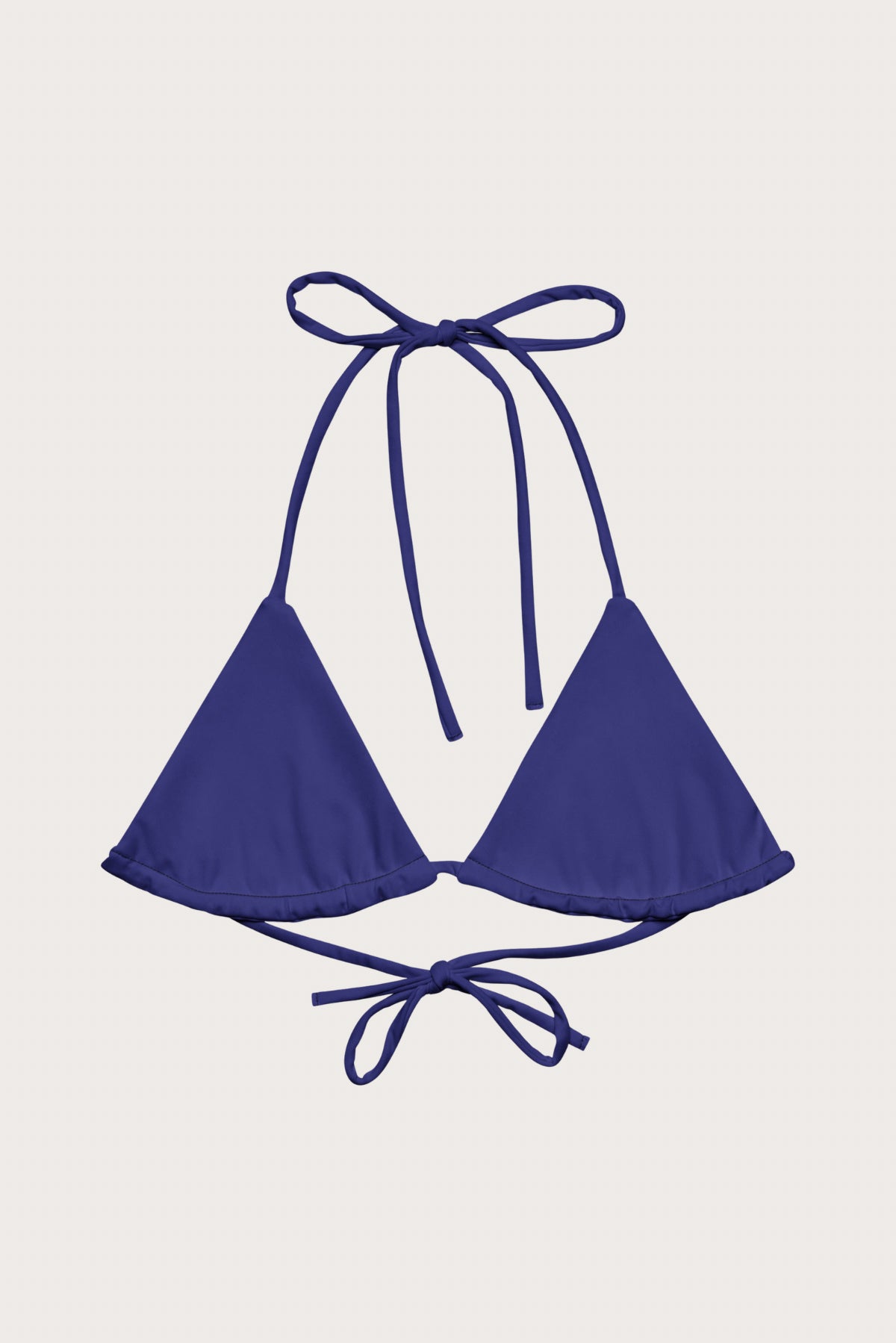 Blue String Bikini Top