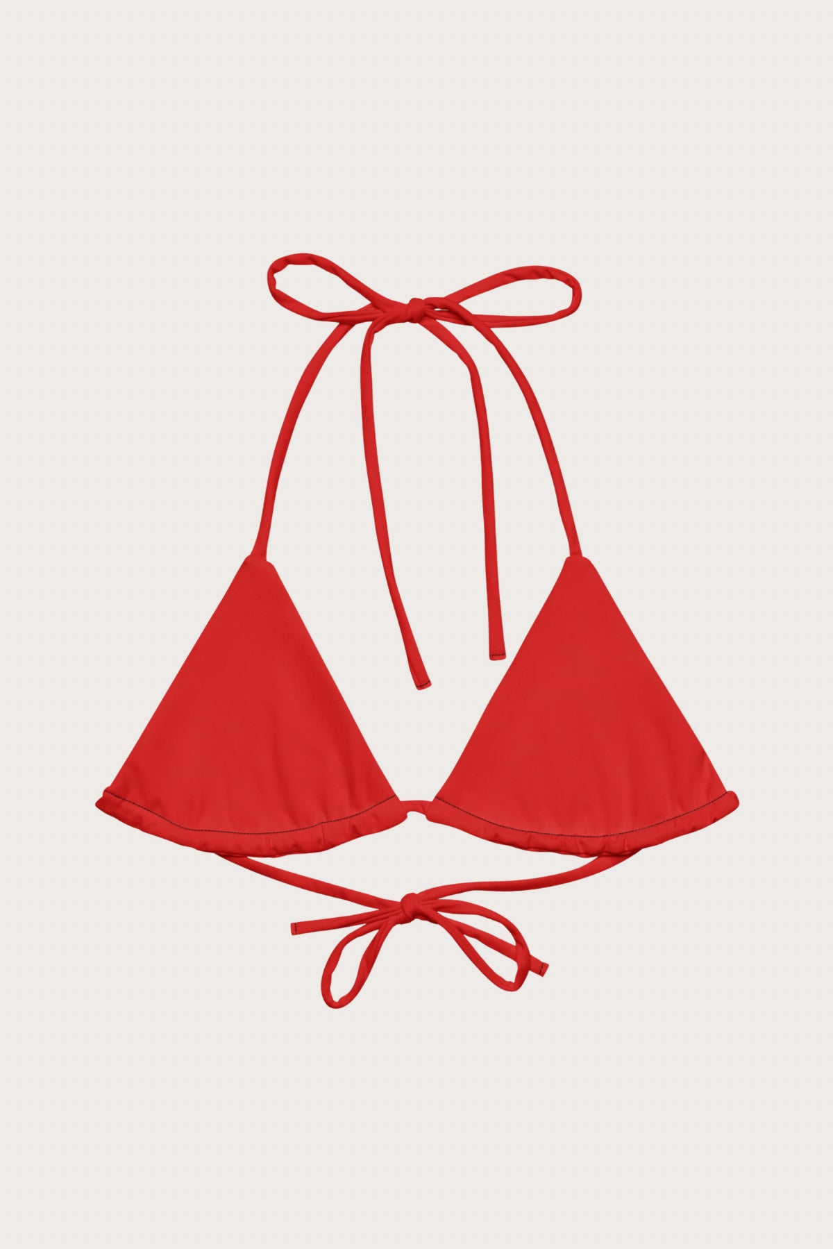 Red String Bikini Top