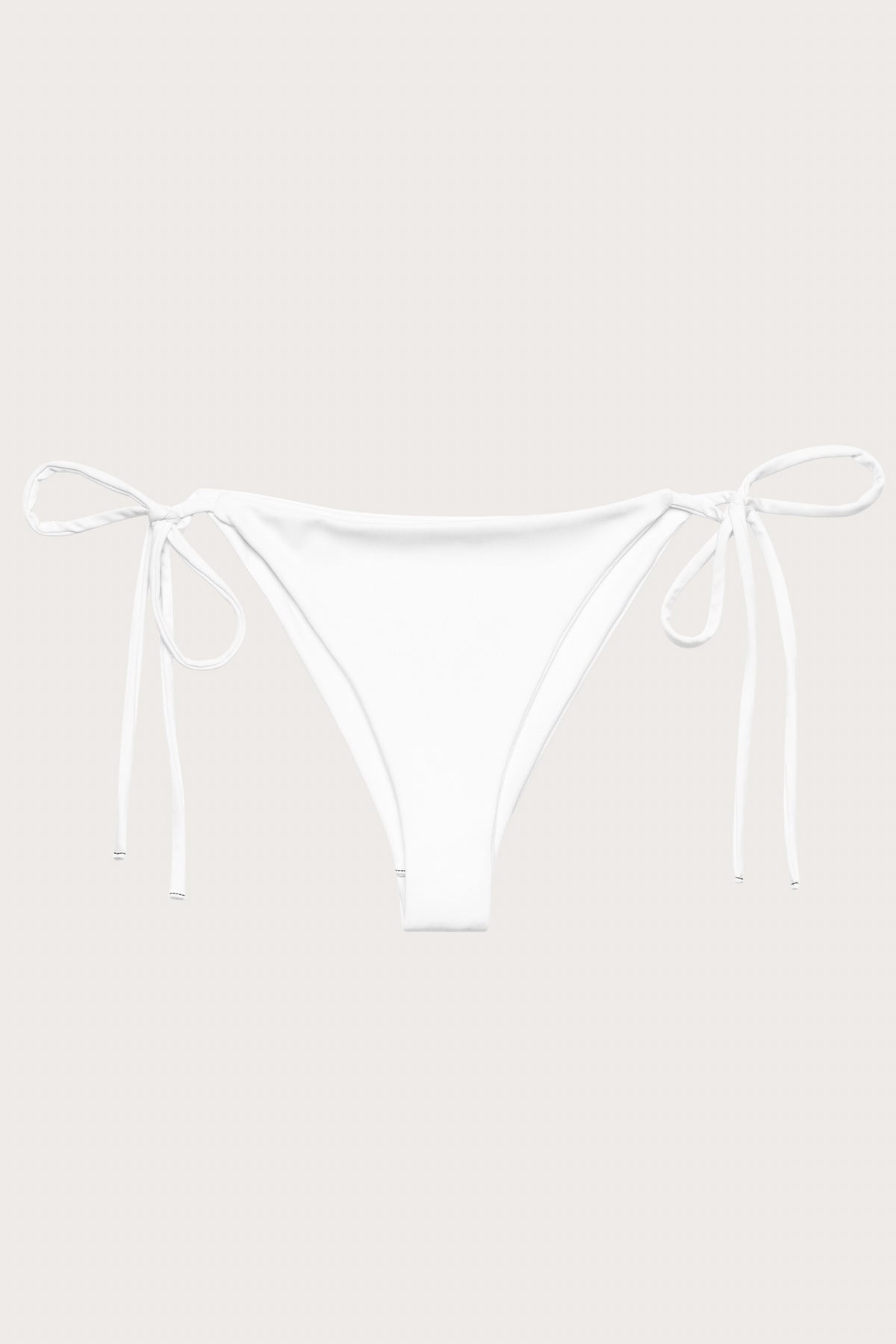 White String Bikini Bottom