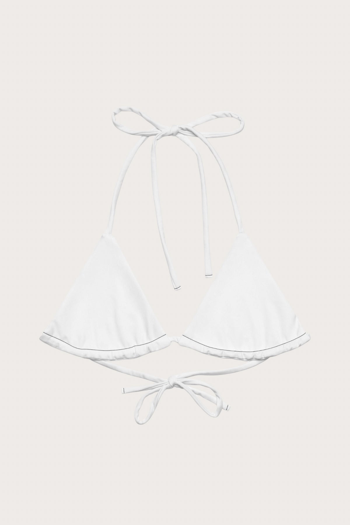 White String Bikini Top