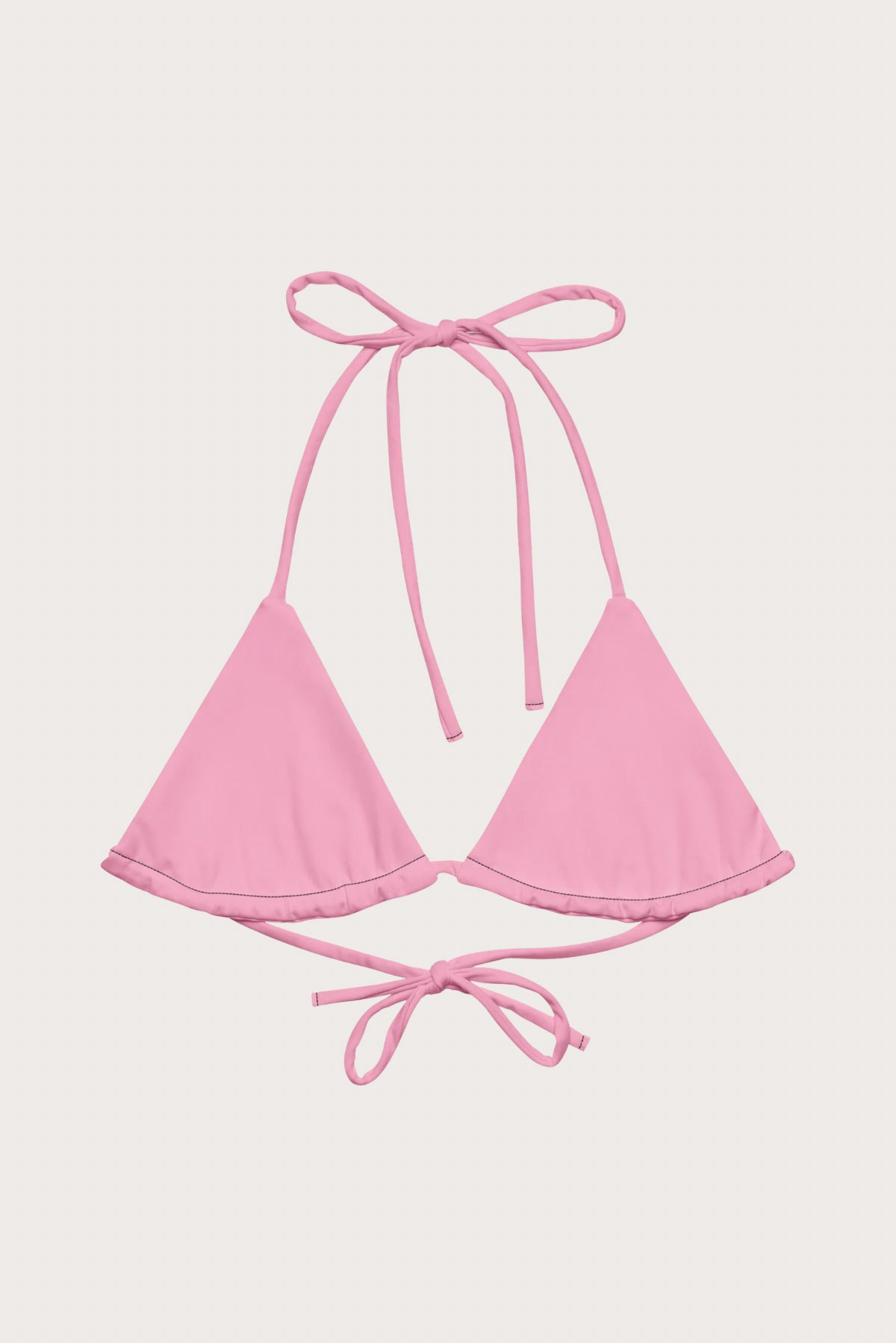 Pink String Bikini Top