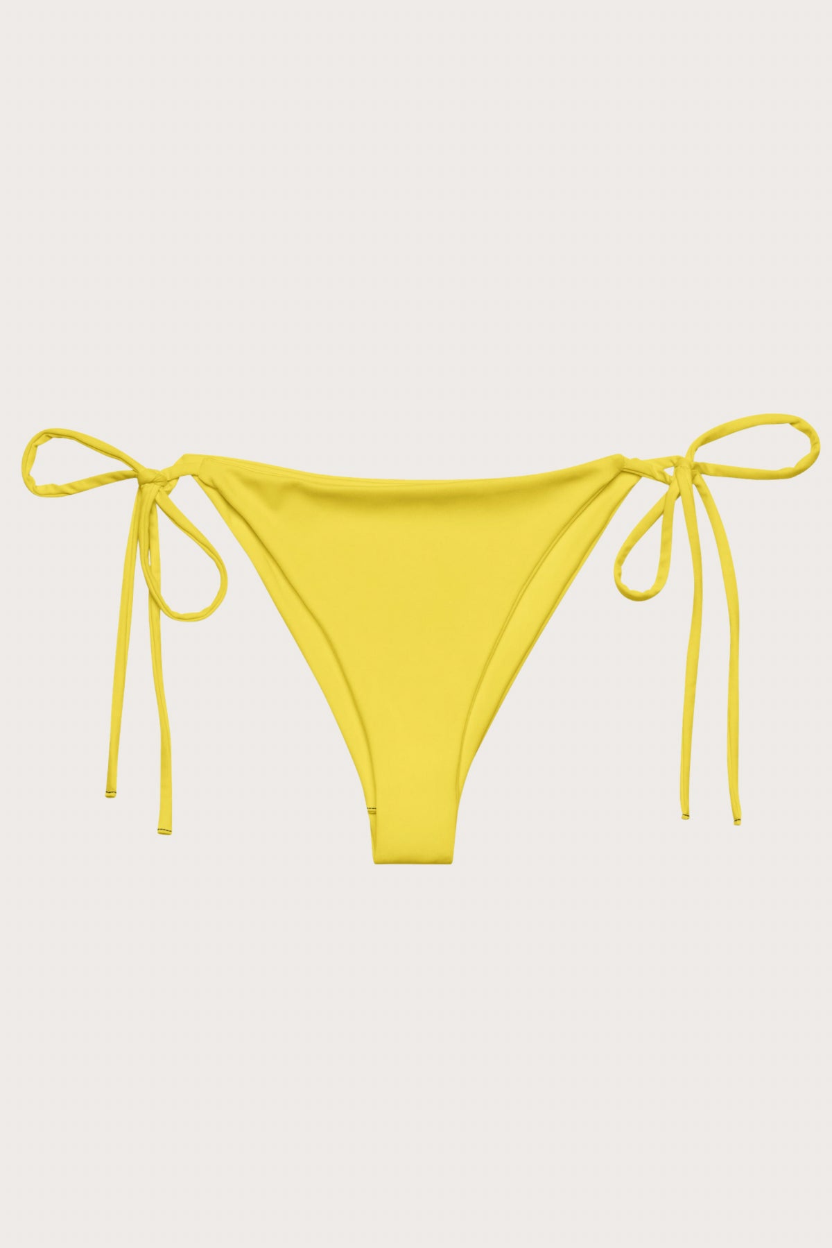 Yellow String Bikini Bottom