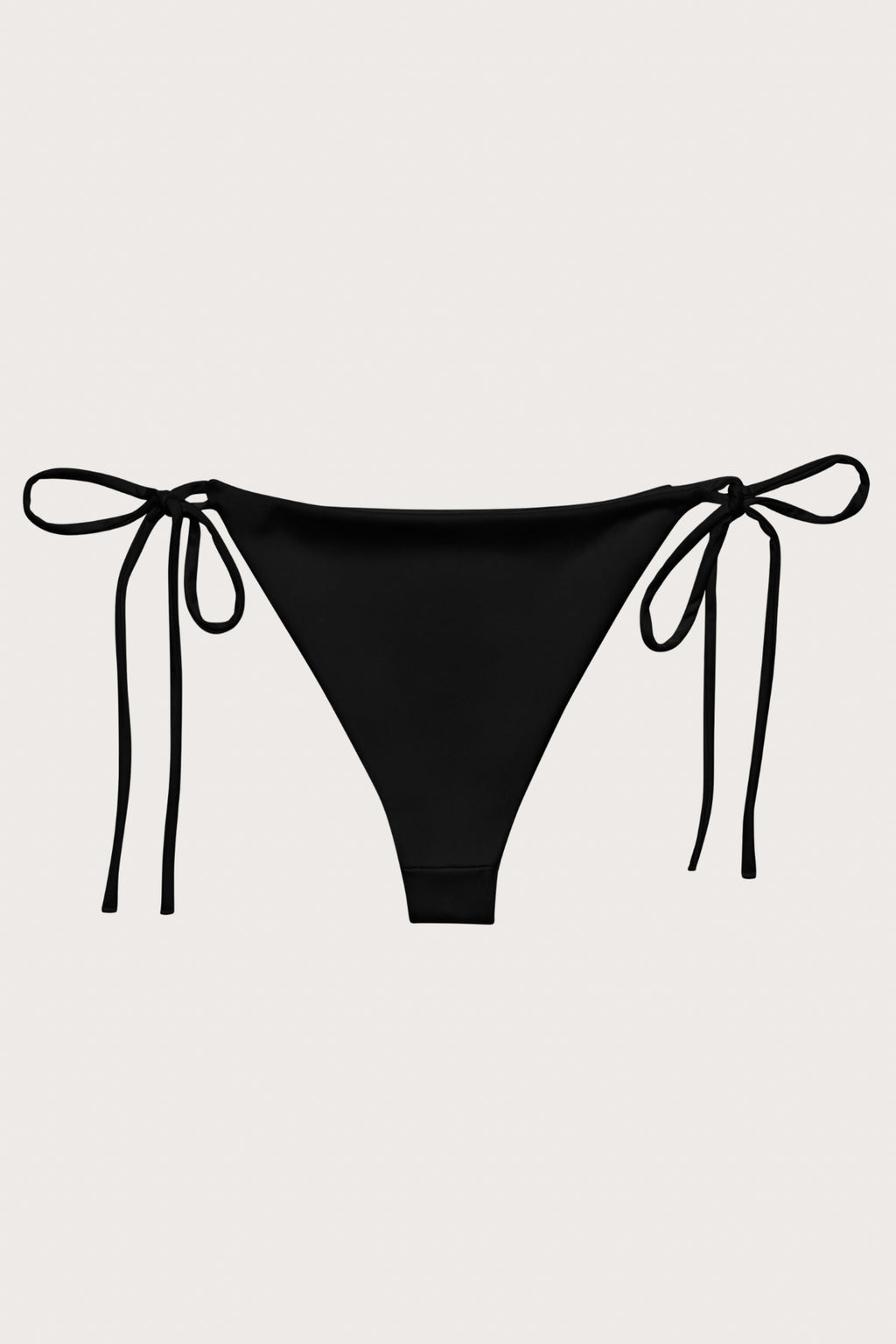 Black String Bikini Bottom