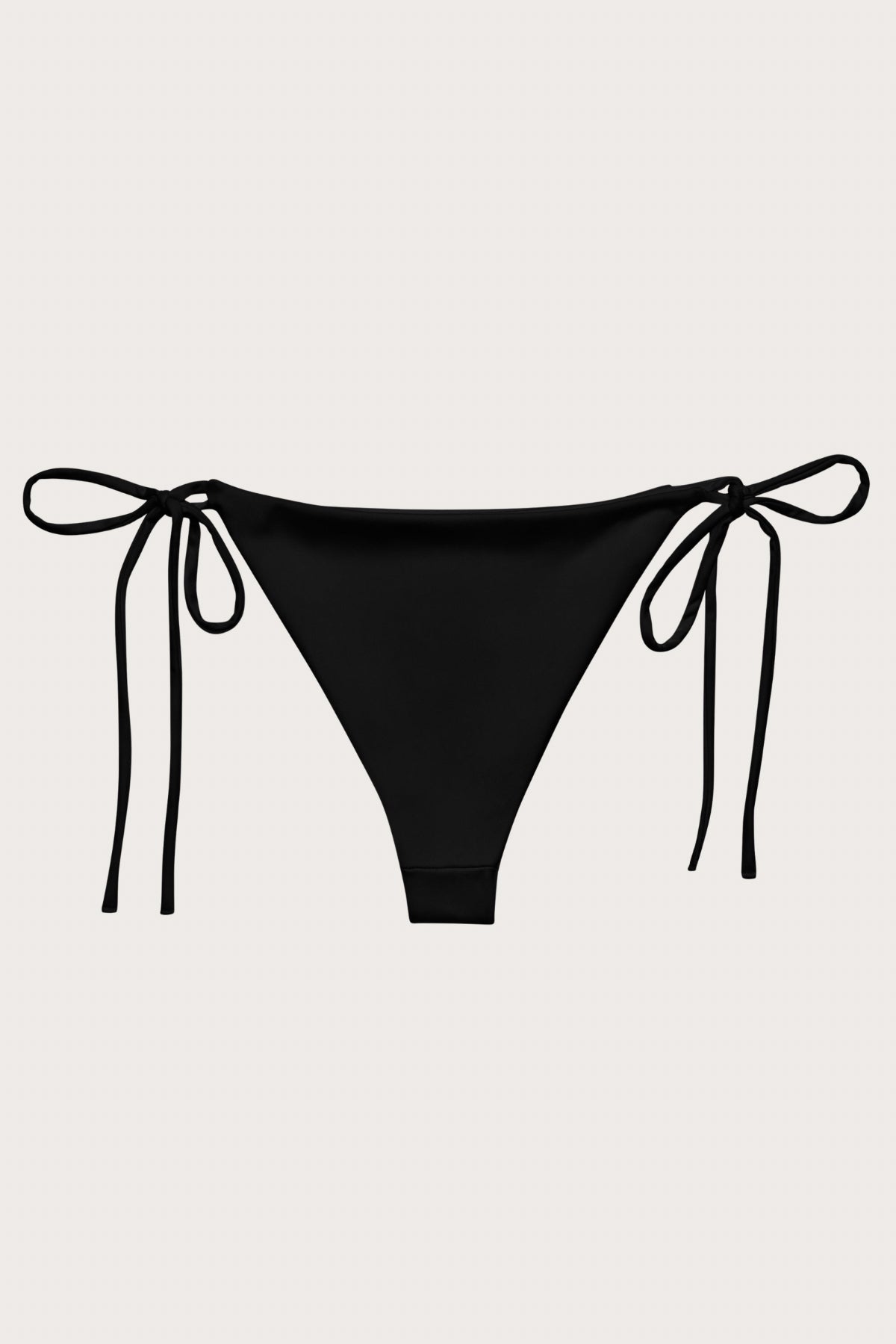 Black String Bikini Bottom