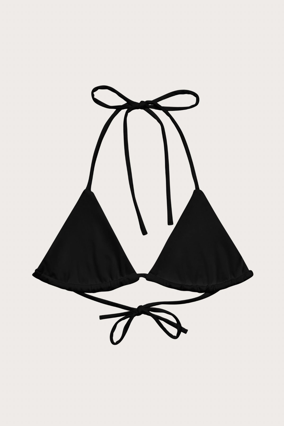 Black String Bikini Top