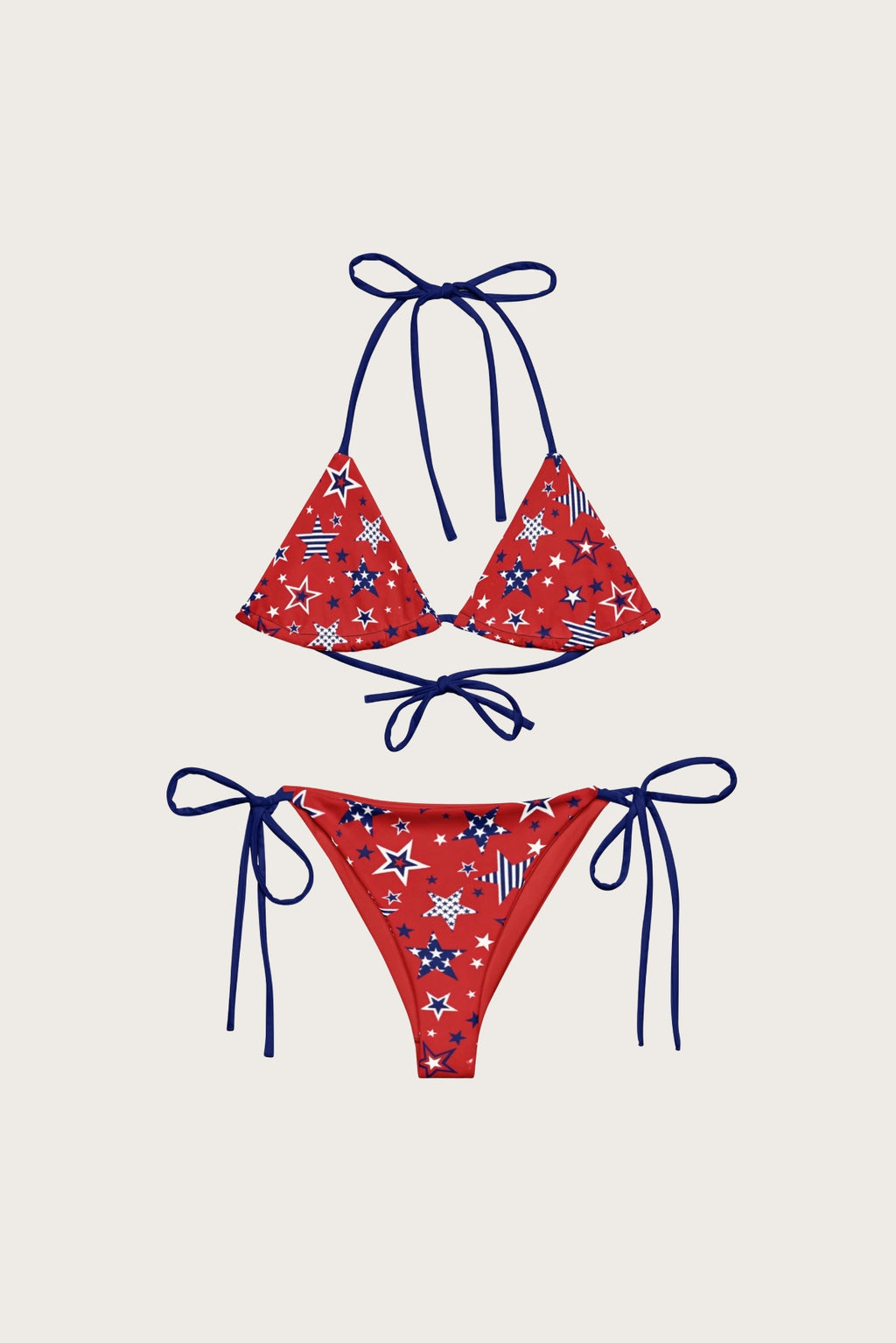 Crimson Chaos Bikini Set