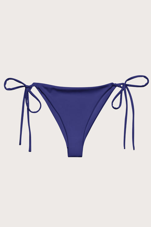 Blue String Bikini Bottom