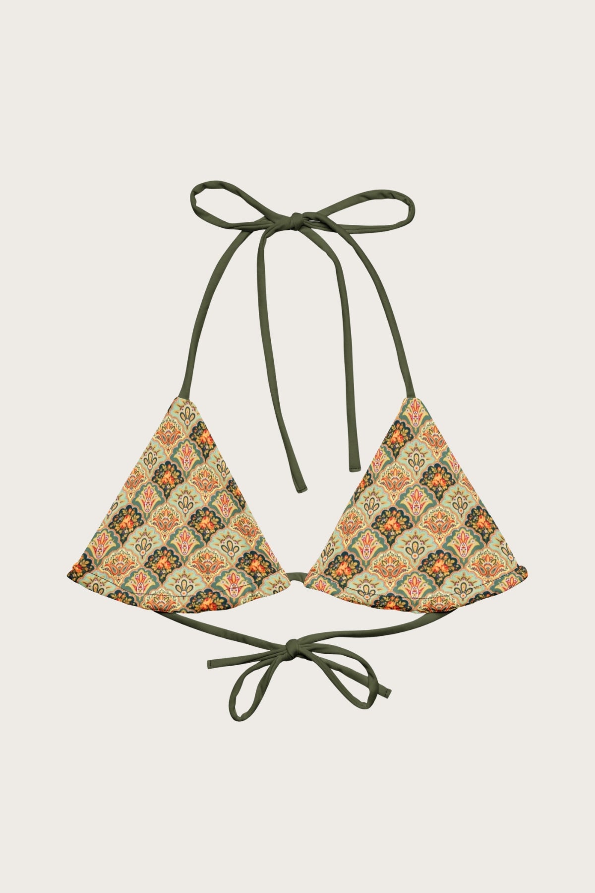 Olive Oasis Bikini Top