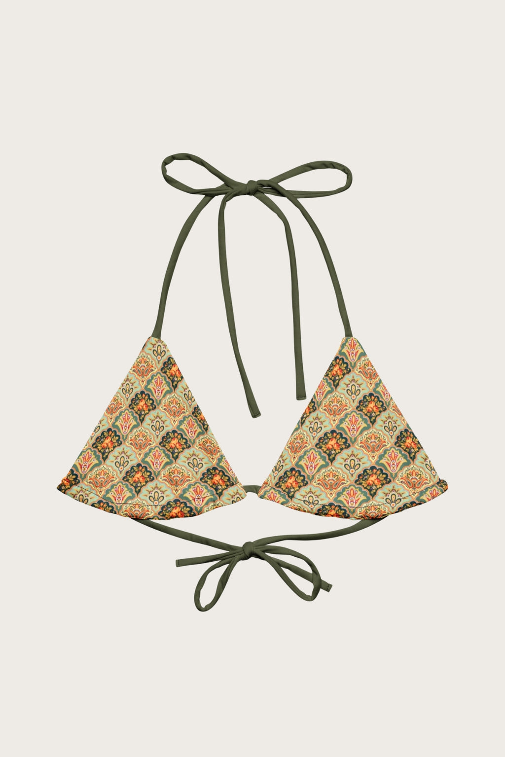 Olive Oasis Bikini Top