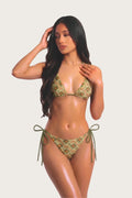 Olive Oasis Bikini Top