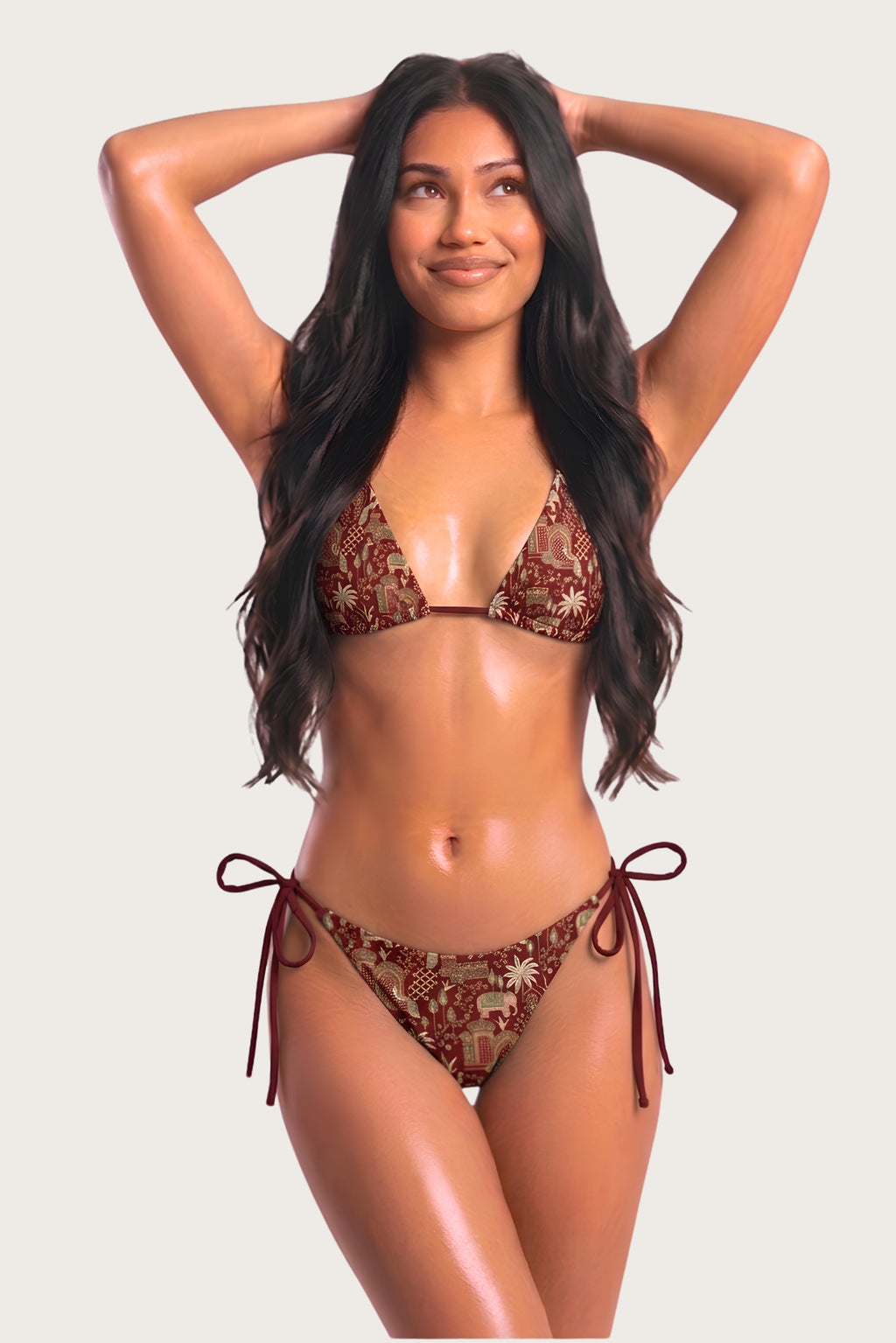 Royal Safari Bikini Top