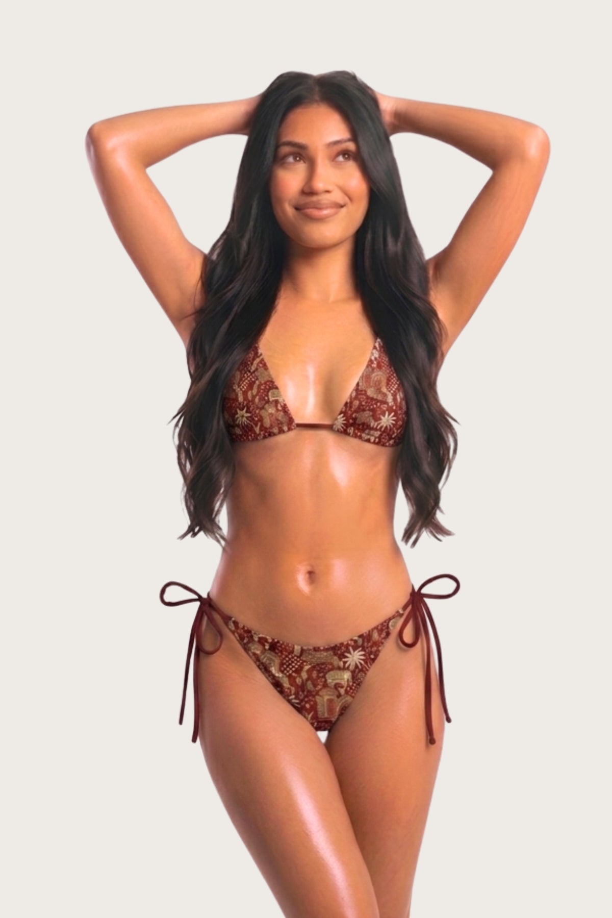 Royal Safari Bikini Top